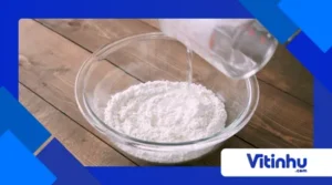 Farinha e água virando cola
